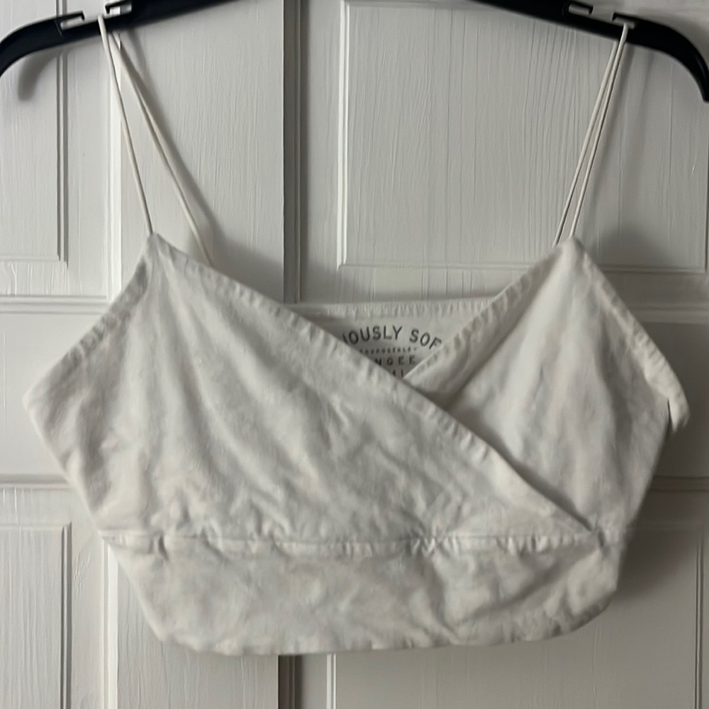 Aeropastale White Cropped Cami